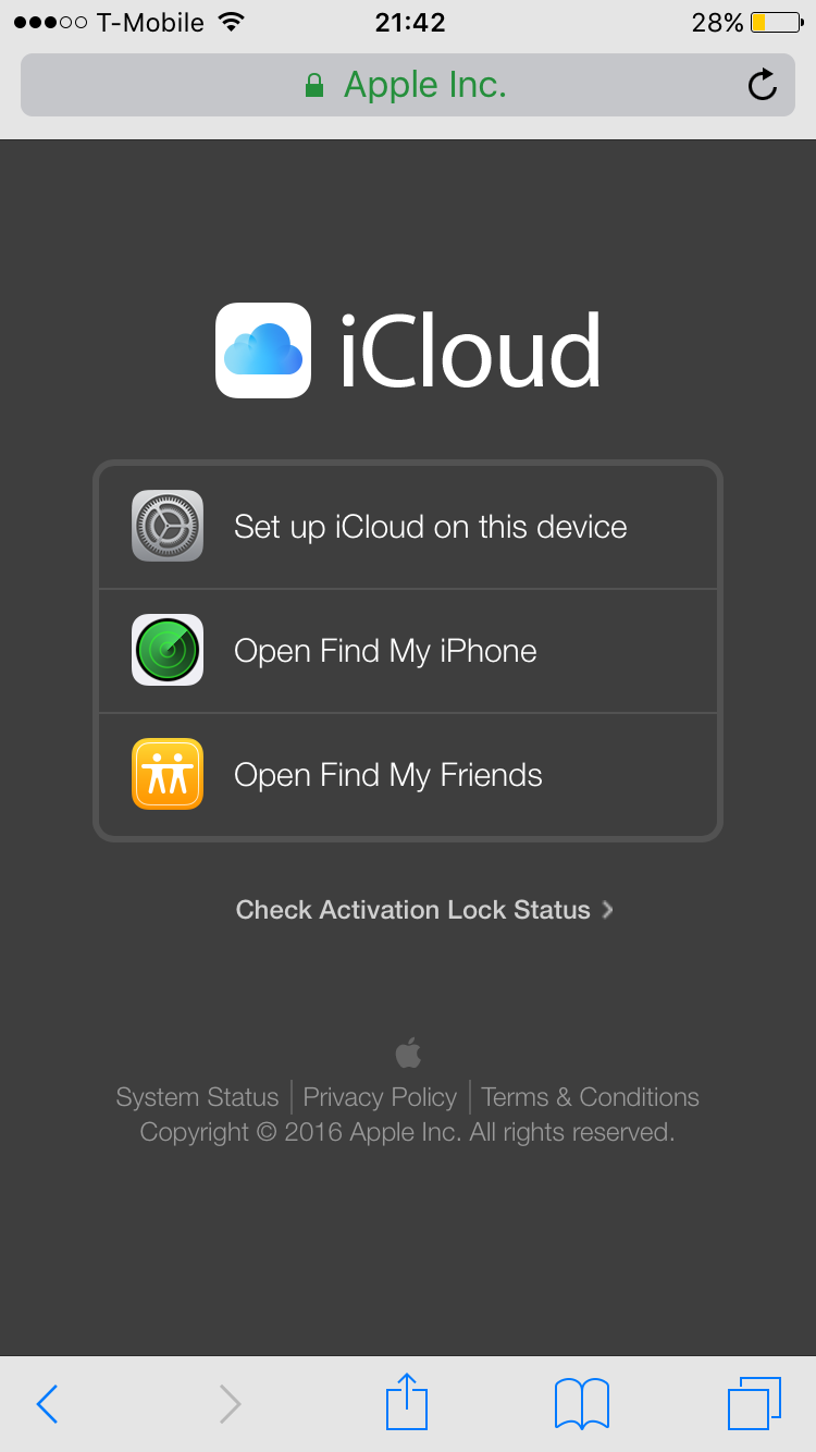 how to access icloud mail on iphone
