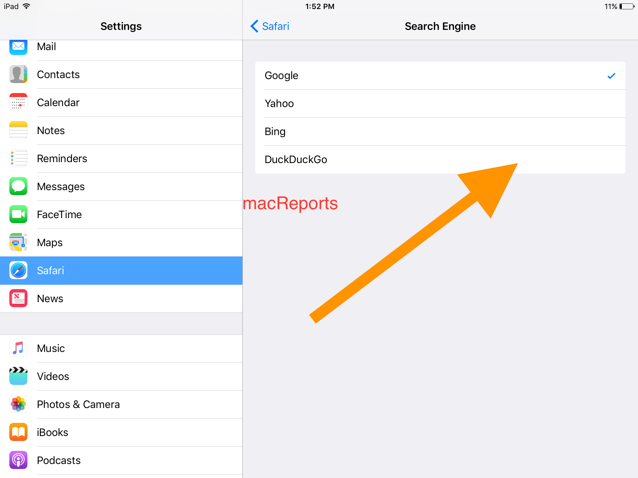 How To Change Default Search Engine In Safari Ios And Macos Macreports