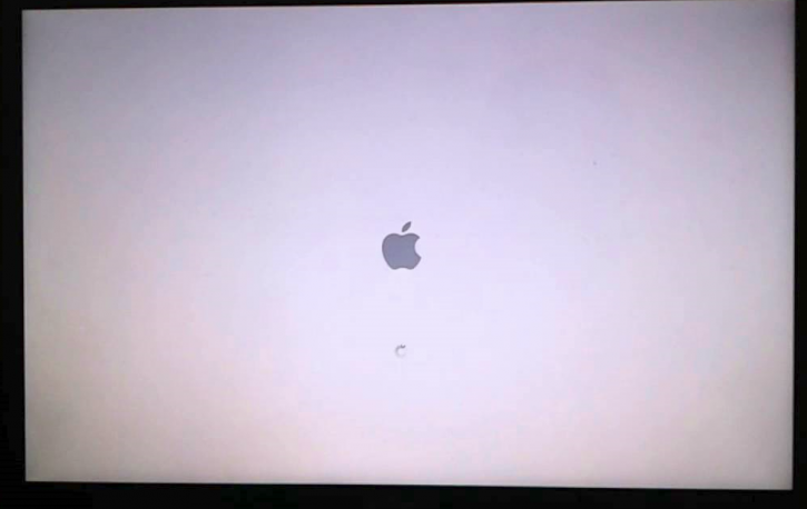 apple desktop white screen