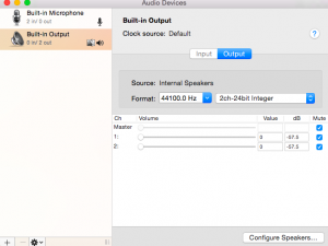 midi audio setup