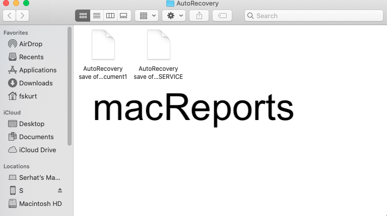 Autorecover files in word mac