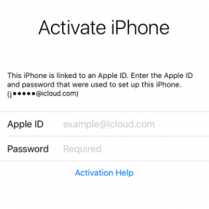 Activate you iPhone or iPad
