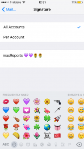 How to add emoji to email signatures