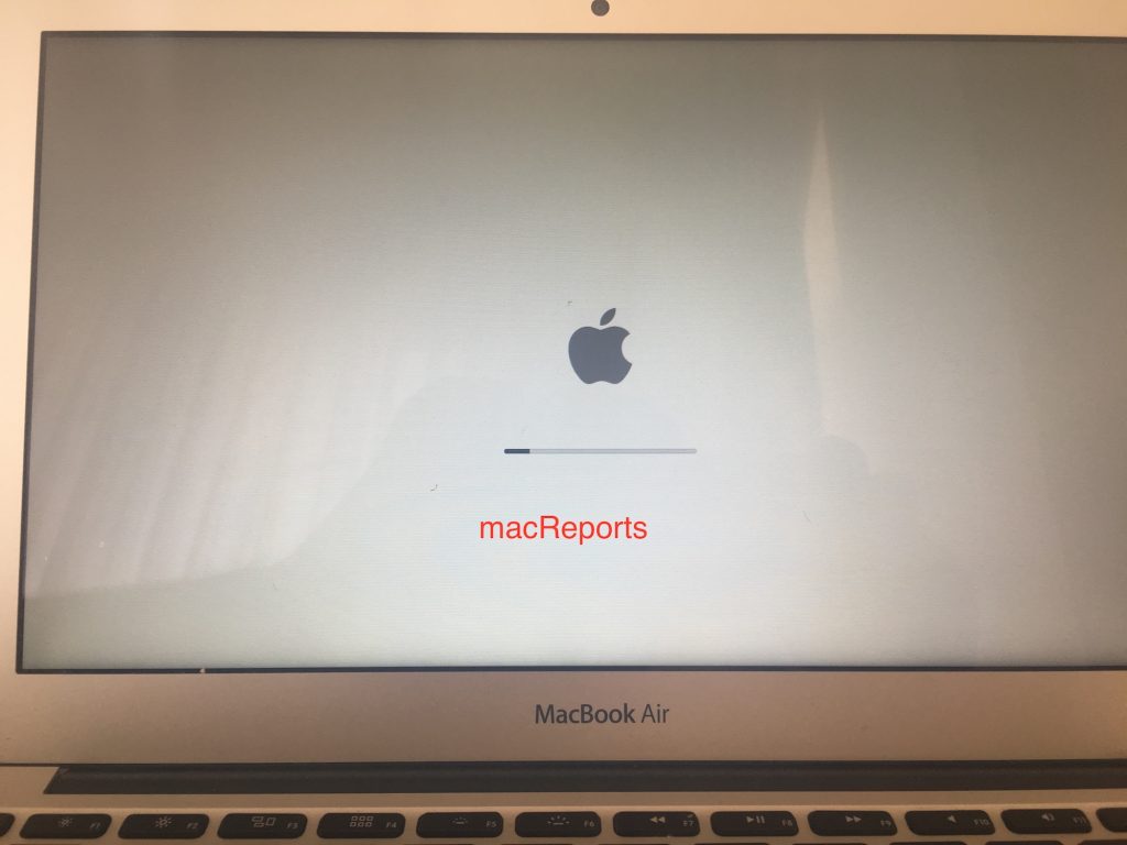 Mac Recovery mode screen