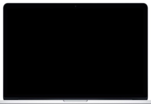 black screen on mac desktop