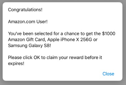 Amazon Winner Free Gift Card Congratulations Scams How To Stop Them Macreports