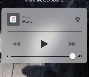 music player got stuck