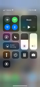 control center iOS