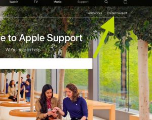 contact Apple support