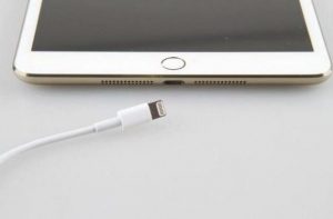 iPad charging port