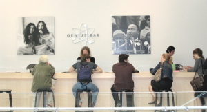 The Genius Bar at an Apple Store