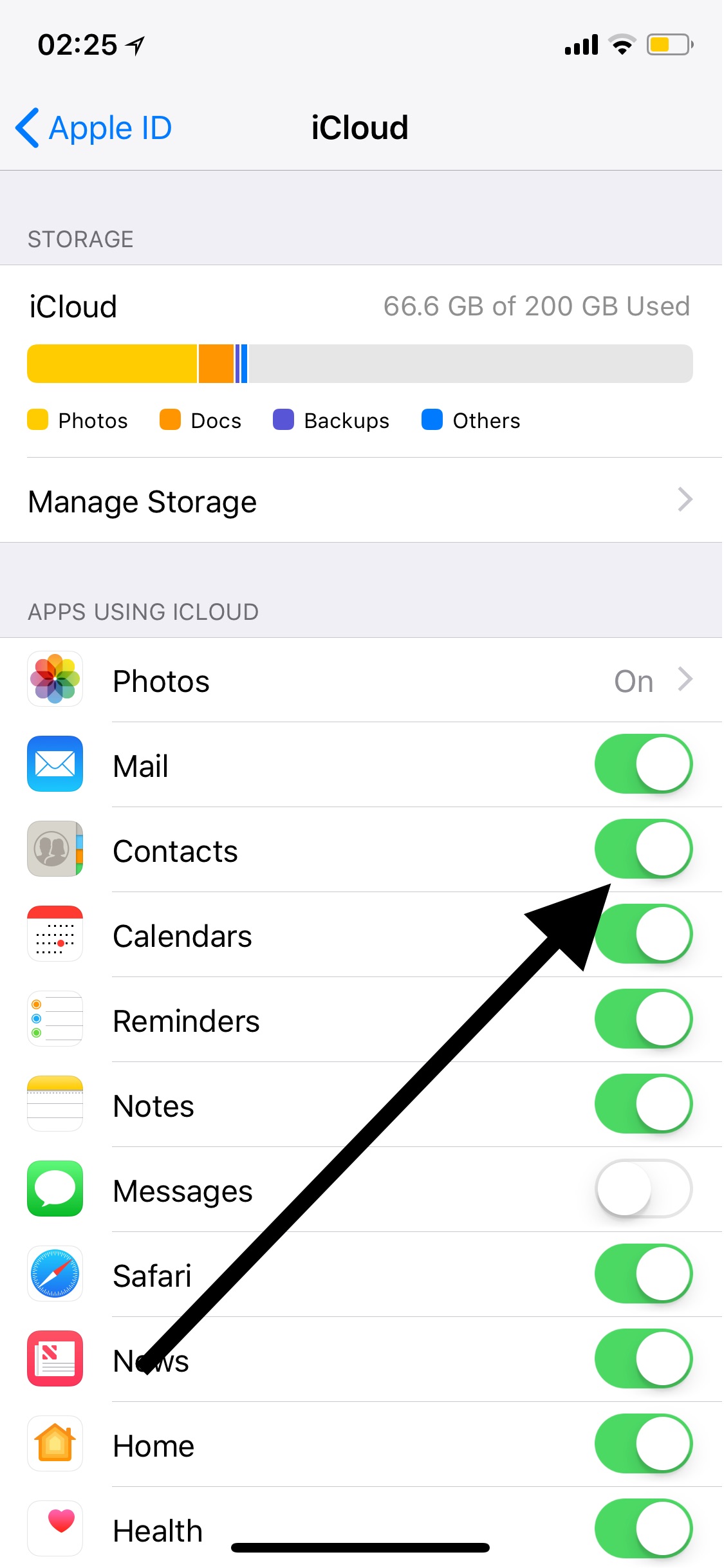 Imessage Contacts Not Showing