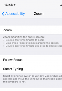 zoom screen
