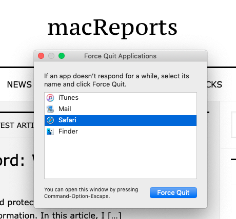 mac force quit window