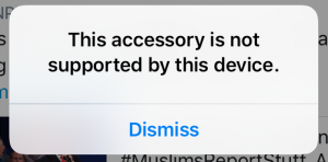 This accessory is not supported