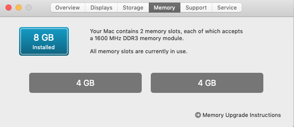 Mac memory