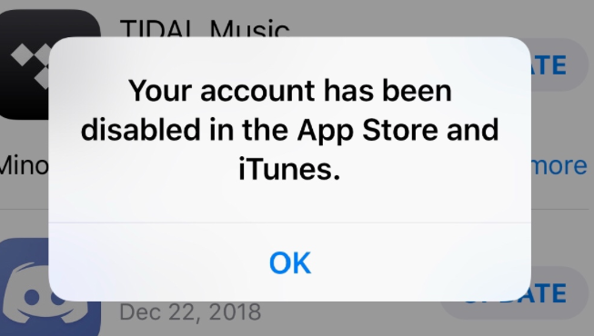 Your Account Has Been Disabled In The App Store And Itunes Fix Macreports - install roblox without apple id