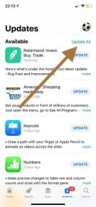update iPhone apps