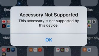 accessory not supported 
