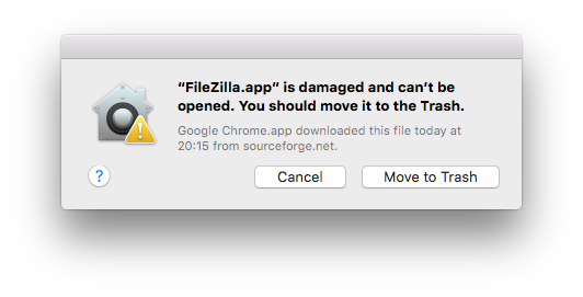 Damaged in transit (itch) mac os sierra