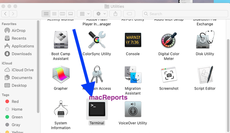 Mac os x terminal commands