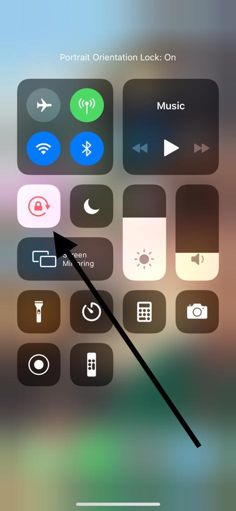 How To Unlock Rotation On Iphone 7