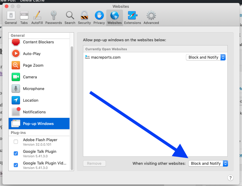 How To Block or On Your • macReports