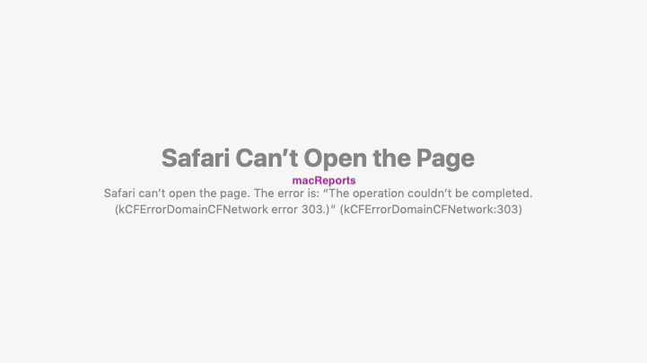 error composing block page safari