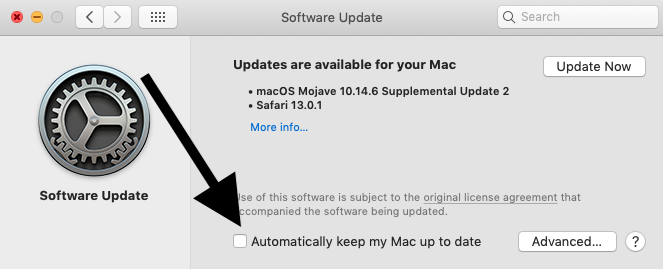 Mac automatic updates