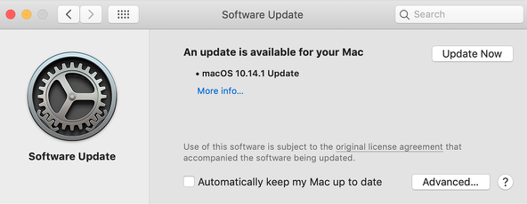 mac software update