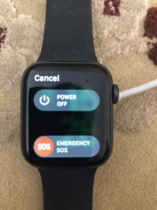 Apple Watch power off