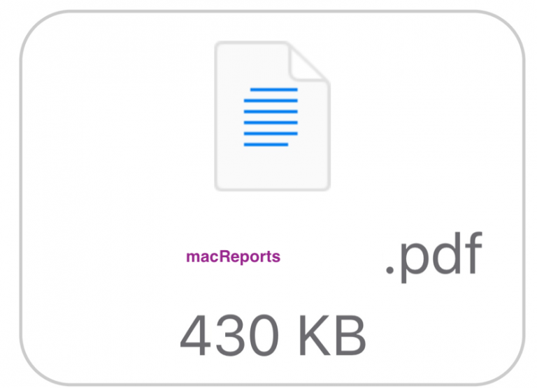 pdf not opening mac