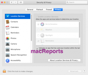 Mac Location Services