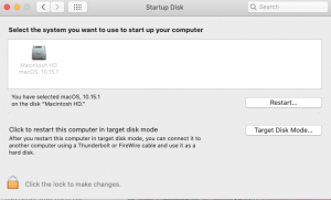 Start up disk