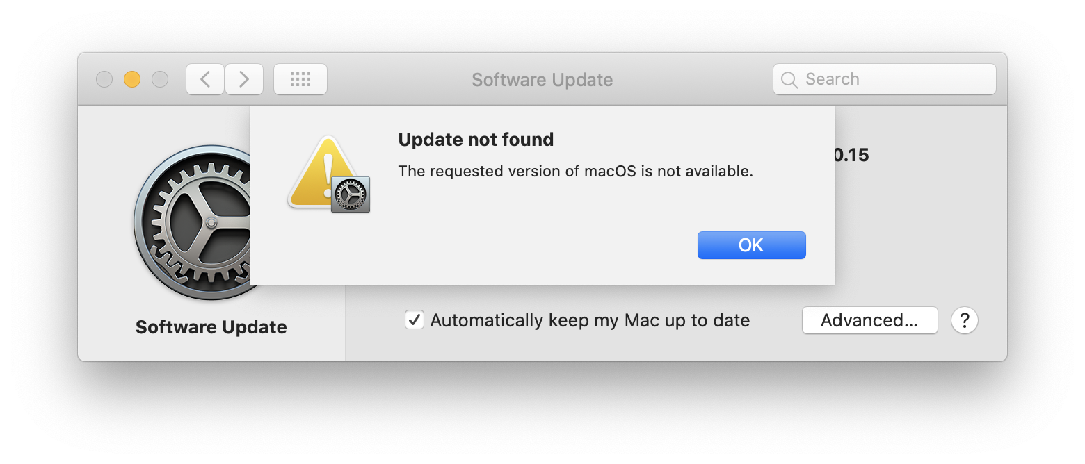 Software Updates For Mac Not Working