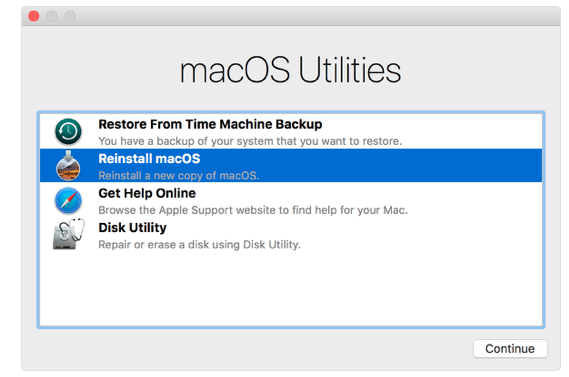 macOS Recovery 