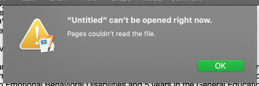 Cannot open file. He couldn t open the