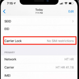 Carrier Lock