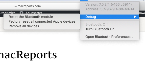 Fix Bluetooth Problems in macOS Catalina • macReports