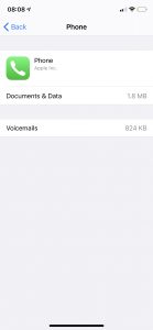 Voicemail storage