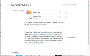 Mac payment method