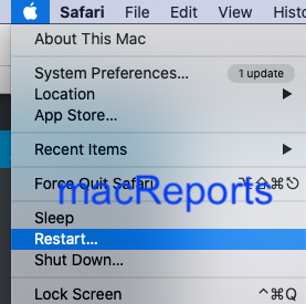 mac restart finder