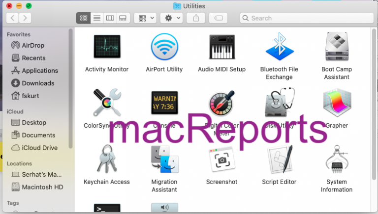 How To Use And Access Your Mac's Utilities Folder • MacReports