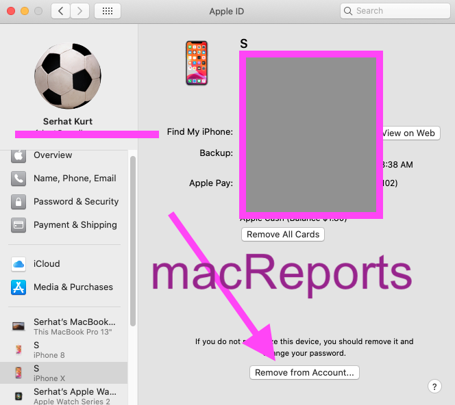 How To Remove A Device From Your Apple ID Device List • macReports