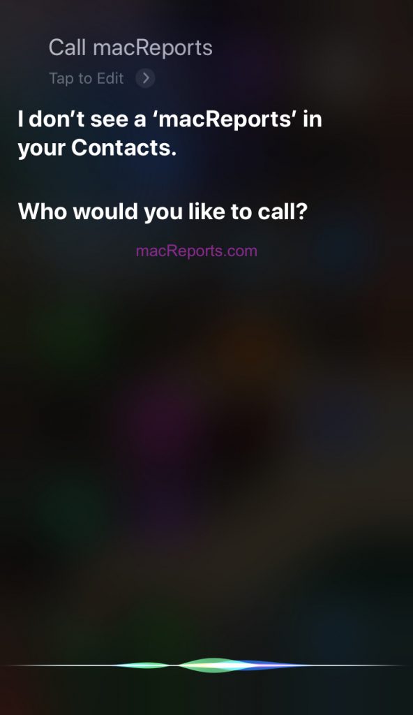 Siri Won't Recognize Contacts, Fix • macReports