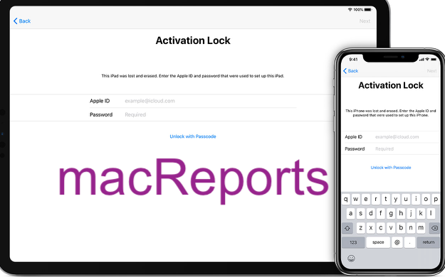 Deactivate activation lock online apple watch