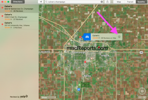 Apple Maps sur Mac