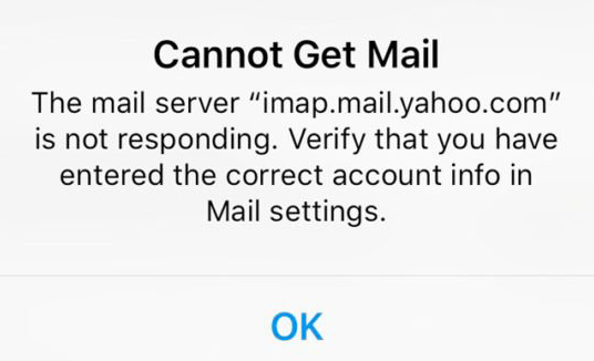 safari cannot open yahoo mail