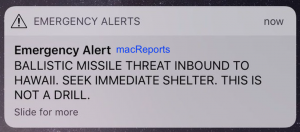 Emergency alert