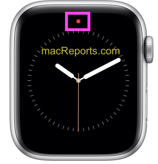 ornament Banzai medlem Red Dot on Apple Watch? What Does It Mean? • macReports
